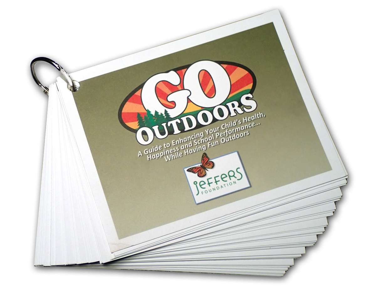 Pack of GO Outdoors cards on ring