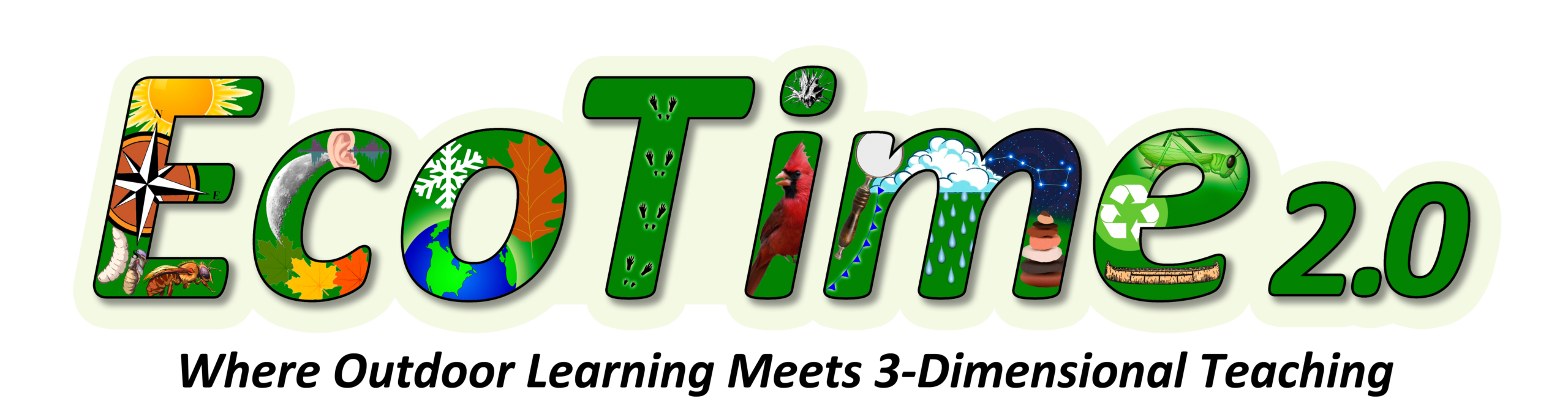EcoTime 2.0 logo on clear EcoTIme 2.0 logo