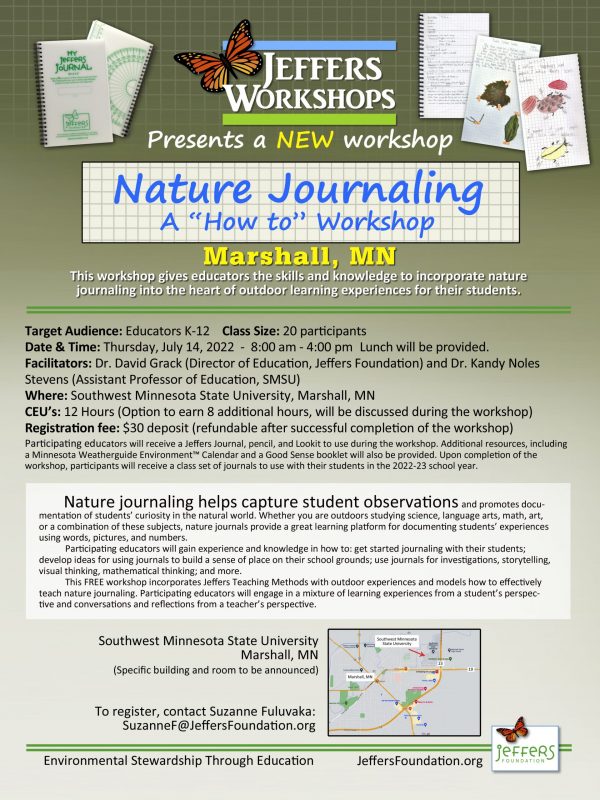 Marshall July 2022 Nature Journaling