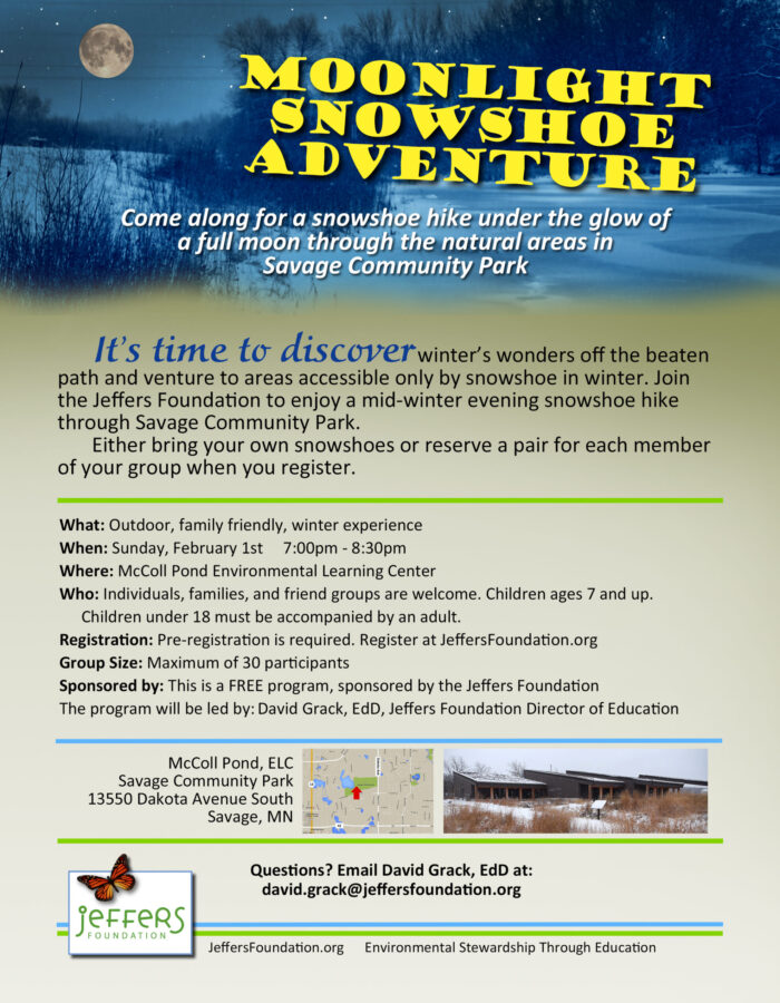 Moonlight snowshoe adventure 2026