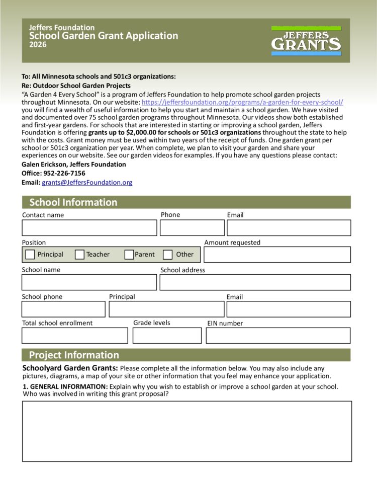 Garden Grant app 2026