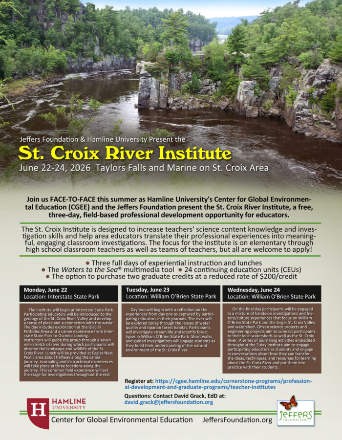 St Croix River Institute 2026