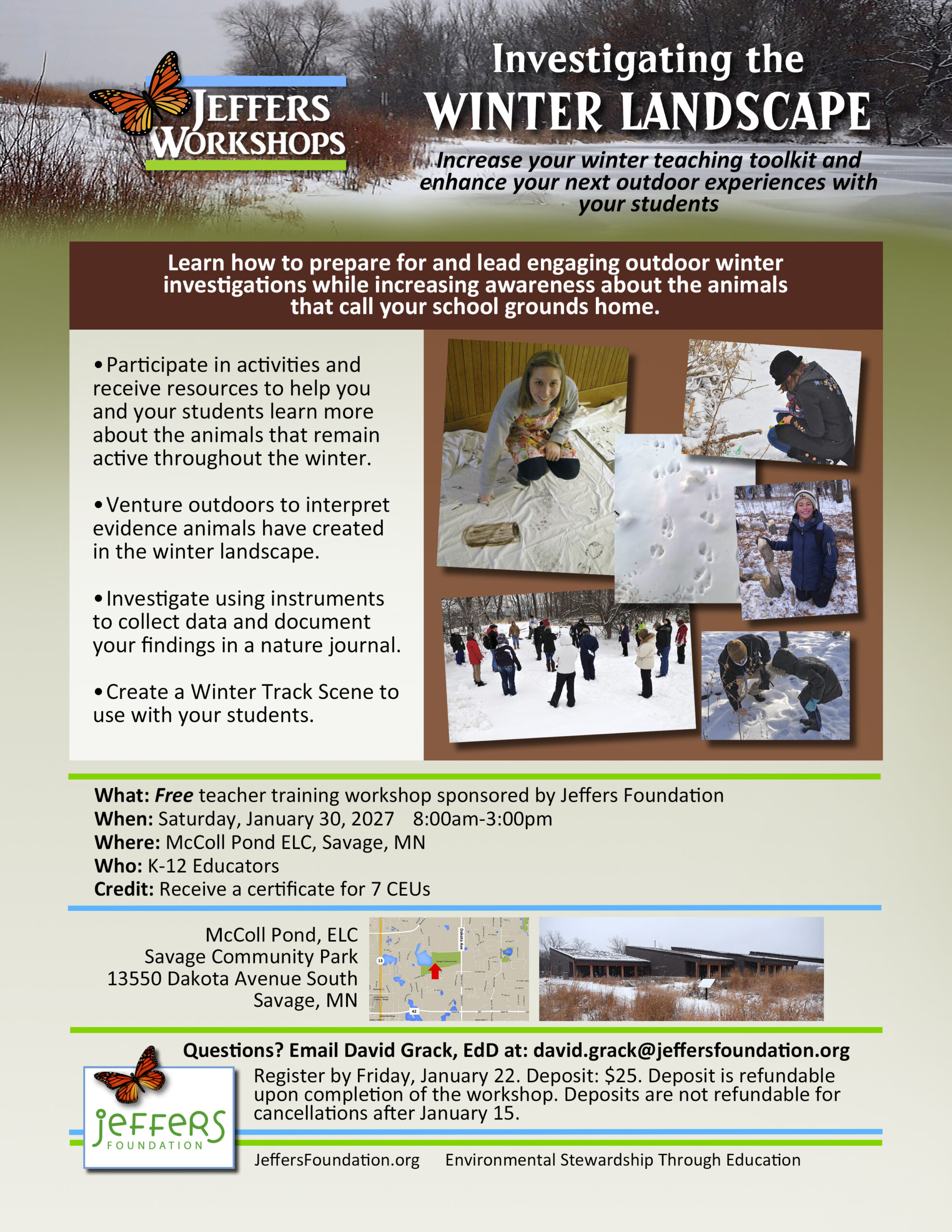 Investigating Winter Landscape 2027 Nature Journaling Institute 2026