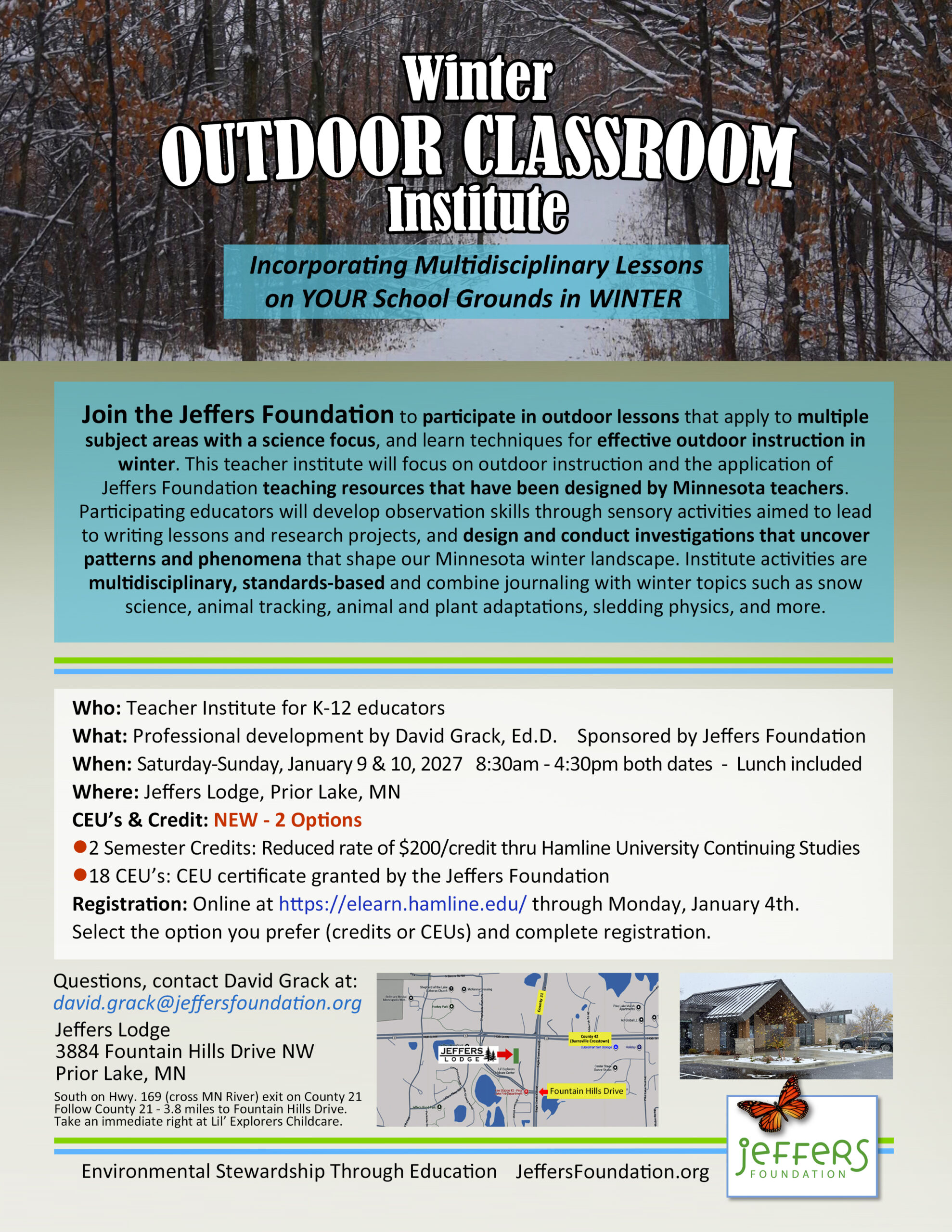 Winter OC Institute 2027 promo Nature Journaling Institute 2026